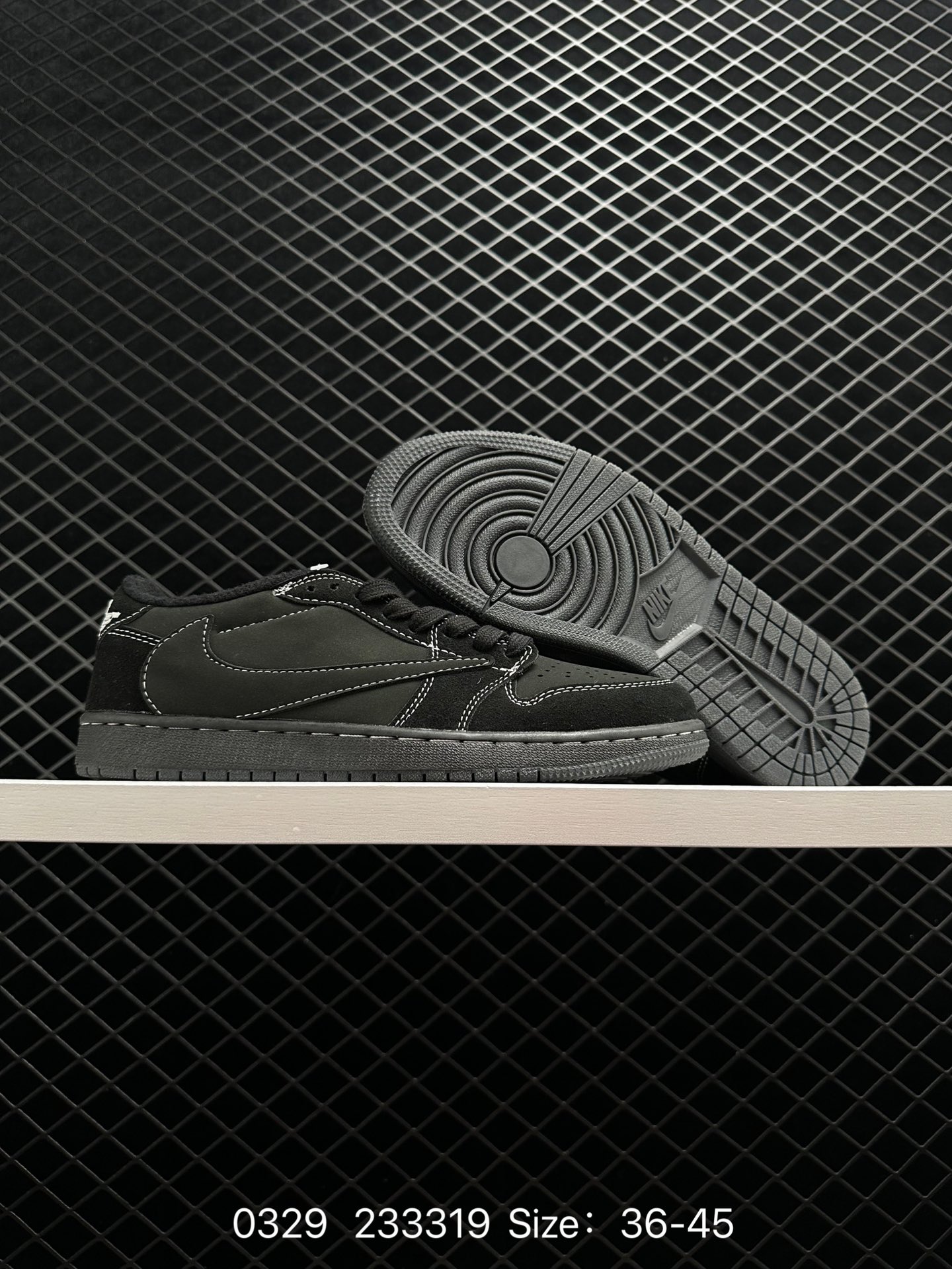 Travis Scott x Air Jordan 1 Low OG “Black Phantom